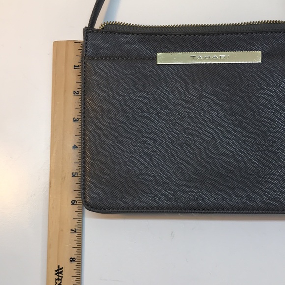 TAHARI Gray Crossbody Bag - Picture 4 of 12